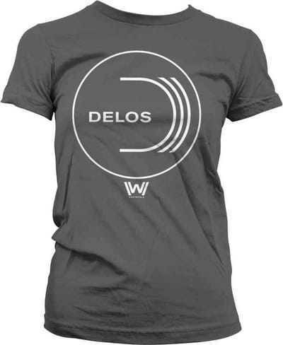 Westworld Dames Tshirt -S- DELOS Logo Grijs