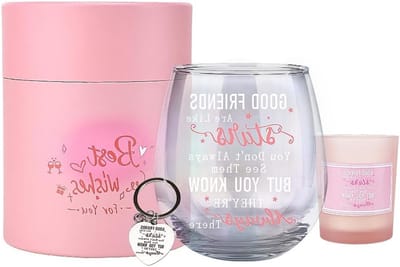 Persoonlijke Wijn Glazen voor Vrienden, Unieke Verjaardagscadeaus voor Vrouwen en Mannen, Perfecte Geschenken voor Vriendinnen en Beste Vrienden