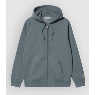 Carhartt WIP Chase Zip Hoodie blauw