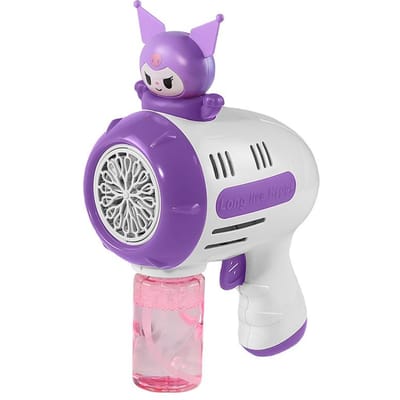 Pistolet à Bulles Électrique Stitch Jouet pour Enfants Machine à Bulles Souffleur Automatique à Savon Avec Lumière Jeux d'Extérieur Cadeau pour Garçons et Filles