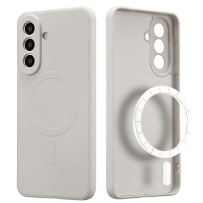 imoshion Hoesje - Geschikt voor Samsung Galaxy A57 (5G) - Color Backcover met Magnetische Ring - Beige