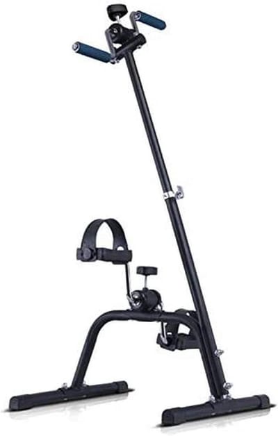 Pedaaltrainer - Fietsapparaat Hometrainer - Revalideren Armen Benen - Stabiele Frameconstructie - Compact Opvouwbaar - Grijs