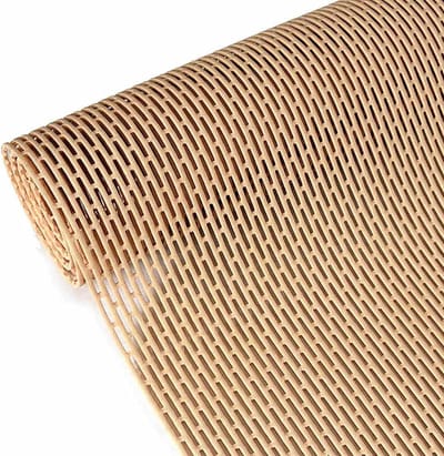 Antislip Drainagemat - PVC Vloermat - Veilig Lopen - Waterafvoerend Ontwerp - 0.9x1m - Beige