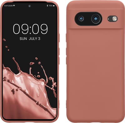 kwmobile telefoonhoesje geschikt voor Google Pixel 8 - Hoesje voor smartphone - Precisie camera uitsnede - TPU back cover in winter roze