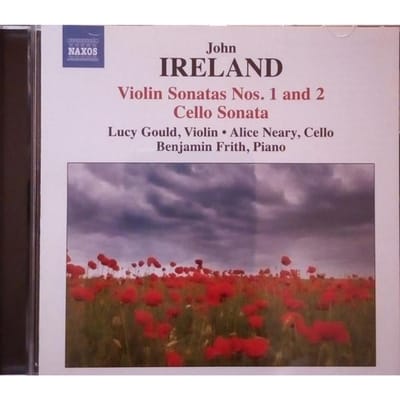 CD IRLANDE, JOHN - Sonates pour violon Nos. 1 & 2/Violoncelle Son 8572497 Naxos 2010 Allemagne ObiClassical Occasion