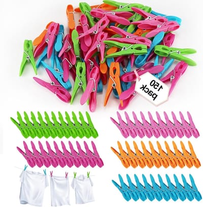 150 Stuks Wasknijpers Antislip, Vuilafstotend en Windbestendig voor Kleding Hangers en Racks
