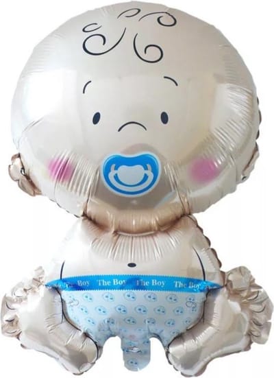 baby blauw 47x71 cm, geboorte jongen , kindercrea