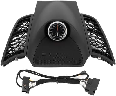 Dailygoody - Dashboard Stopwatch - Dashboardpaneelafdekking - Zwart - Stopwatch - Voor Cayenne 2011-2017 - Inclusief harnas