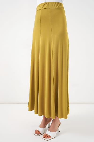 Hoge Taille A-Lijn Maxi Rok