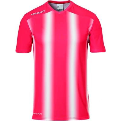 Uhlsport Stripe 2.0 Shirt Korte Mouw Kinderen - Rood / Wit | Maat: 164