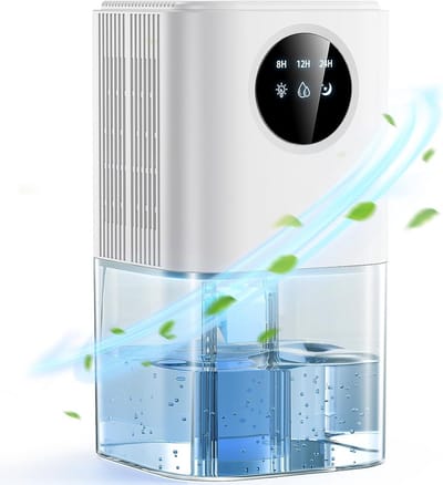 Kleine Luchtontvochtiger 1.8L Stil met Timer en LED Display voor Badkamer en Kast