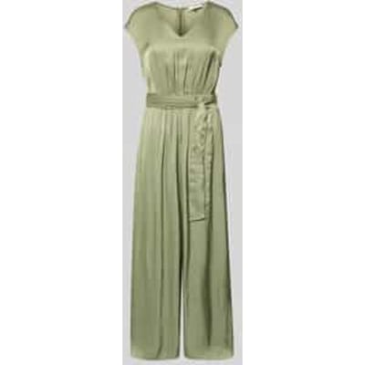 regular fit jumpsuit met tailleriem om te strikken