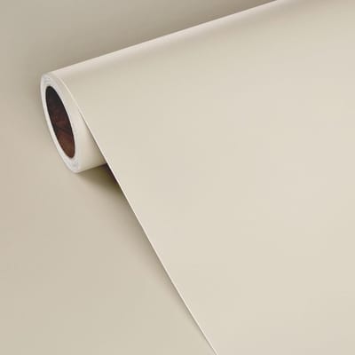 Zelfklevend Behang Beige Bruin 40CMx10M Waterdicht Behang voor Slaapkamer en Badkamer, Ideaal voor Keuken en Meubels