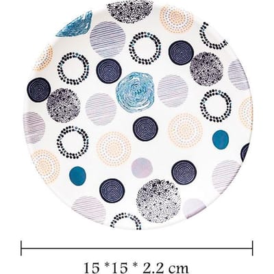 Melamine Servies BPA-Vrij Vaatwasserbestendig 100%, wit Dinerborden Eten Binnen en Buiten voor Casual Feest