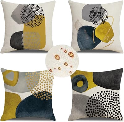 Tuinkussens Set - Kussenhoezen Bank - Buiten Decoratie - Waterdicht Linnen - 65x65 cm - Meerdere Kleuren