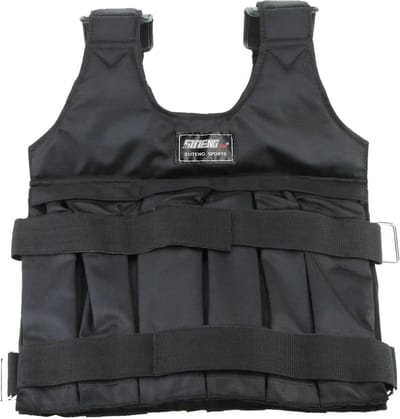 Directly - Gewichtsvest - 1-50kg Gewicht Vest - Trainingsvest - Weighted Vest - Hardlopen - Verstelbaar - Calisthenics - Zwart - (Zonder Gewichten)