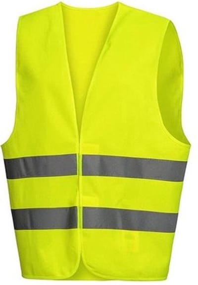 Veiligheid verkeersvest veiligheidsvest hesje XXL reflecterend geel