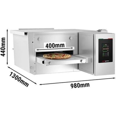 GGM Gastro Elektro Durchlaufofen - 980x1300mm - Touch - Bandbreite: 400mm