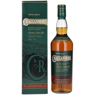 Cragganmore The Distillers Edition Speyside Single Malt 40% Vol. 0,7l in geschenkverpakking