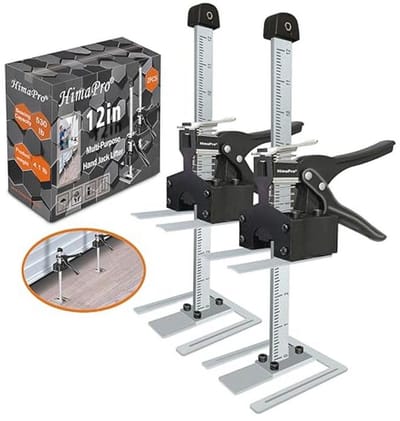 12 Inch Arbeidsbesparende Arm Jack voor Gipsplaten en Kabinetten - Multifunctioneel Hand Lift Tool Set - 2 Stuks Versterkte Versie