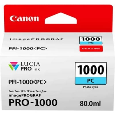 Canon PFI-1000PC inktcartridge foto cyaan (origineel)