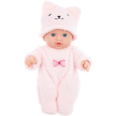 1/8 Inch 20CM Schattige Reborn Pop met Pluche Beer Pyjama Waterdicht Vinyl Geweldig Cadeau voor Meisjes Verjaardag Vakantie