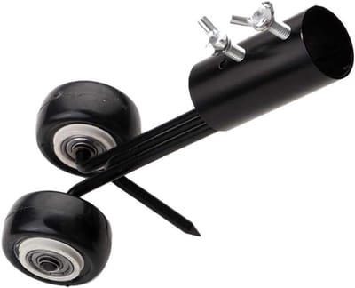Onkruidverwijderaar - Wieden Tool - Opritten Reinigen - Verstelbare Connector - 5cm Wiel Diameter - Roestvrij Staal