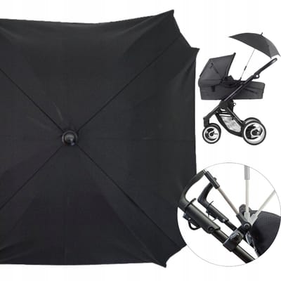 Universele Kinderwagenparasol met UV-bescherming - Vierkant