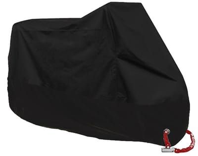 Motorhoes Waterdicht Buiten 190T – Anti-Diefstal – 265X105X125cm – Inclusief Opbergtas – Zwart