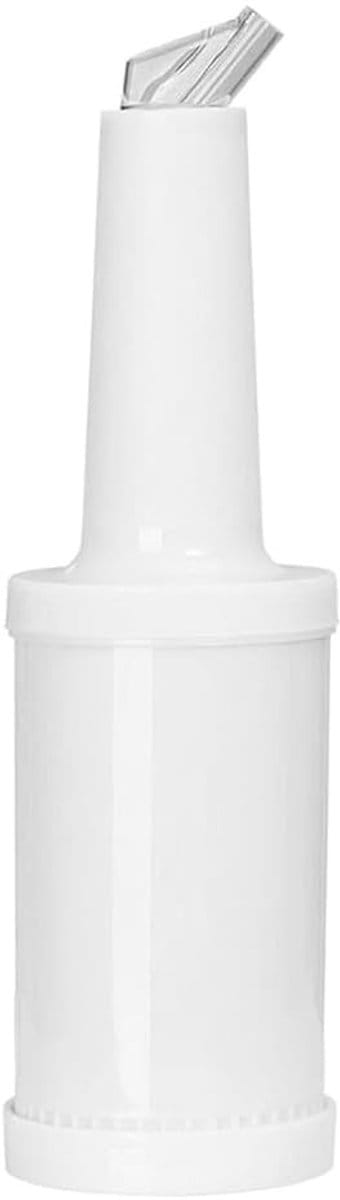 Dailygoods- Fles 1L - Bewaar- en gietfles - Afsluitbaar ontwerp - Lichtgewicht - Duurzaam - Schuine spuitmond voor glad gieten