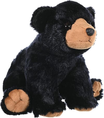 Realistische Zwarte Beer Knuffel - Pluche Dier Cuddlekins 30 cm
