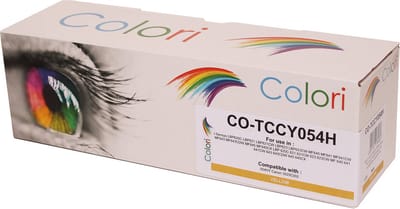 Colori huismerk toner geschikt voor Canon 054H 054 geel voor I-Sensys LBP-620C LBP-621 LBP-621CW LBP-623 LBP-623CW MF-640 MF-641 MF-641CW MF-643 MF-643CDW MF-645 MF-645CX