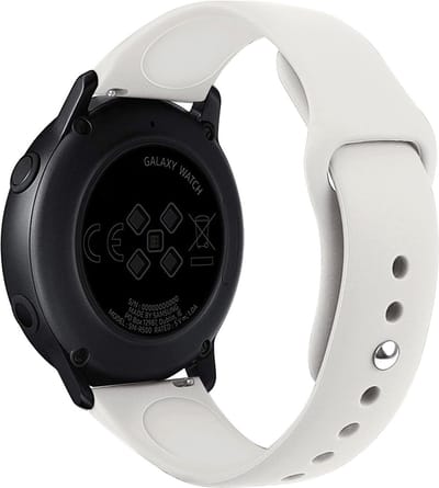 Sportbandje - Samsung Gear S3/Galaxy Watch 46mm - beige siliconen