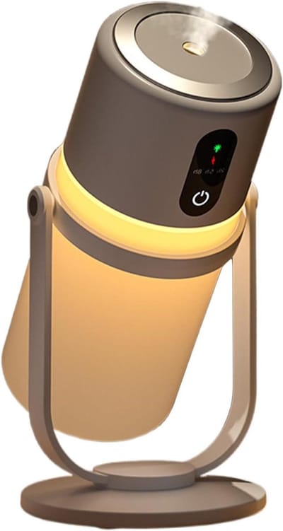 Luchtbevochtiger Kamer - Thuis Apparaat - Optimale Luchtvochtigheid - Stille Werking - 300ml Tank - Wit