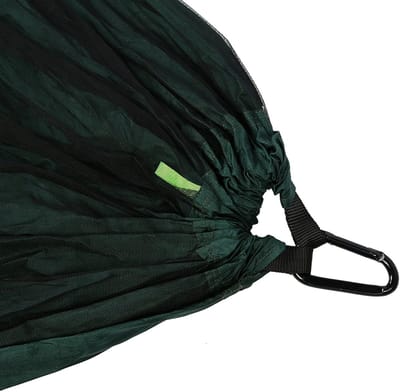 Klamboe hangmat - Camping hangmat - Buiten ontspannen - Met luifel dubbele rits - 250 x 120 cm - Groen