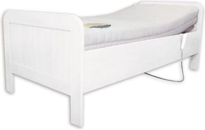 Elektrische Seniorenbed - Pocket Latex Bamboe matras - Seniorenbed 90x200 - wit