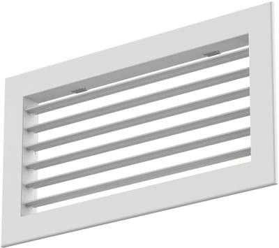 Wandrooster Aluminium - Ventilatierooster Muurrooster - Ventilatie Creëren - Enkel Instelbaar - 500x200 mm - Wit RAL 9016