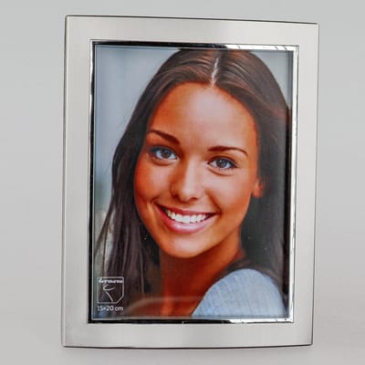 AL - Mat Zilvere fotolijst voor foto formaat 15x20 cm