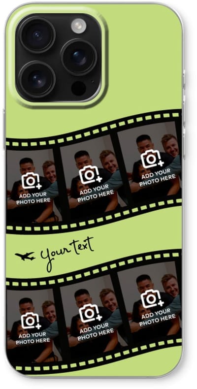 Gepersonaliseerd - Case Company® - Hoesje geschikt voor iPhone 16 Pro Max hoesje - Filmrol N°3 - Soft Cover Telefoonhoesje - Bescherming aan alle Kanten en Schermrand