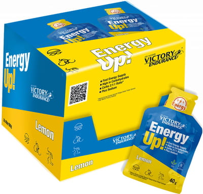 Weider Victory Endurance Energy Up Gel (24x40g) Lemon - Energie & Uithoudingsvermogen - Energie Gels