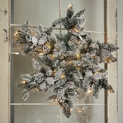LOBERON Ledkerststuk Azimara groen/wit