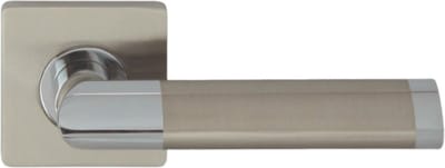 Domino® Deurklink JARO QR ECO M6/M9 - Chroom/Nikkel - Deurkruk, Deurbeslag, Deurklinken voor Binnen - Deurbeslag van aluminium - Deurklink voor kamerdeur, kantoordeur, kelderdeur en binnendeur