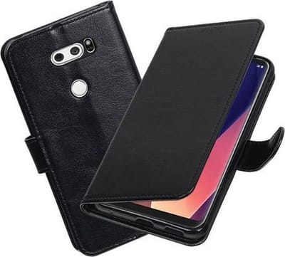 BestCases.nl Zwart Portemonnee booktype hoesje LG V30