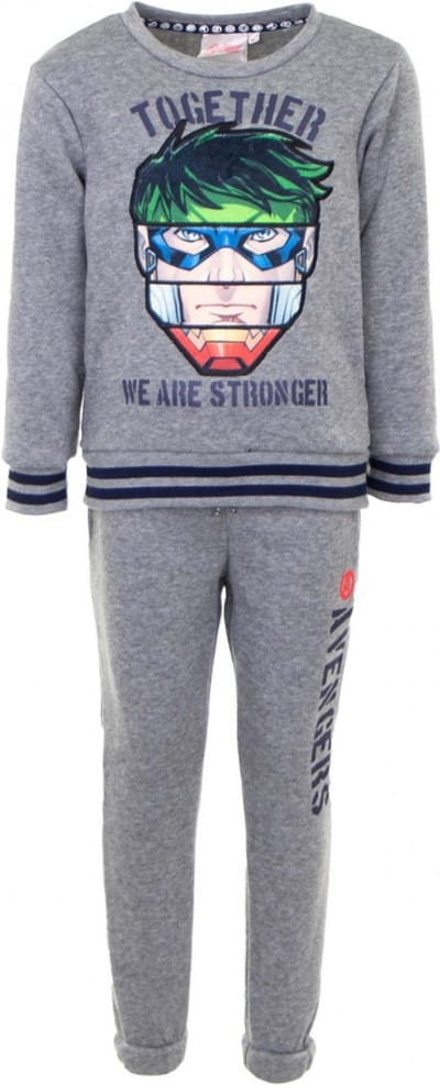 Avengers Set Joggingpak Grijs 140