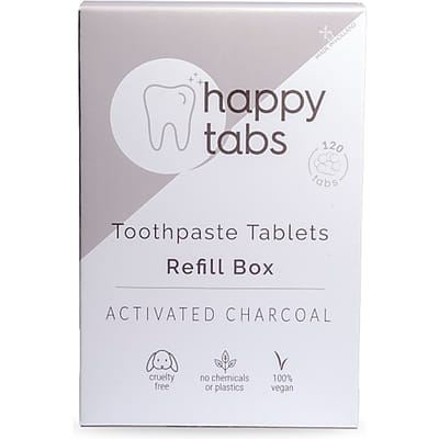 Happy Tabs Refill Houtskool fluoridevrij