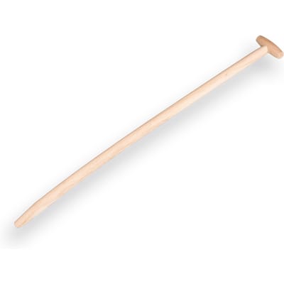 Schopsteel  Import  essen  gebogen, ongewaxt 110cm