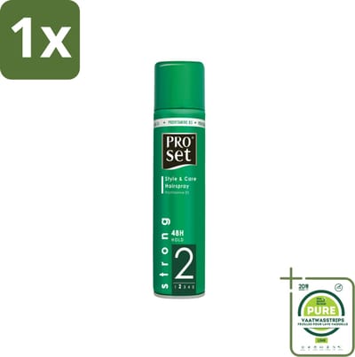 1 x Proset Haarspray Sterk 300 ml - Haarspray - Haarspray 24 Uur - Haarspray Met B5 - Haarspray Volume - Haarspray Fixatie