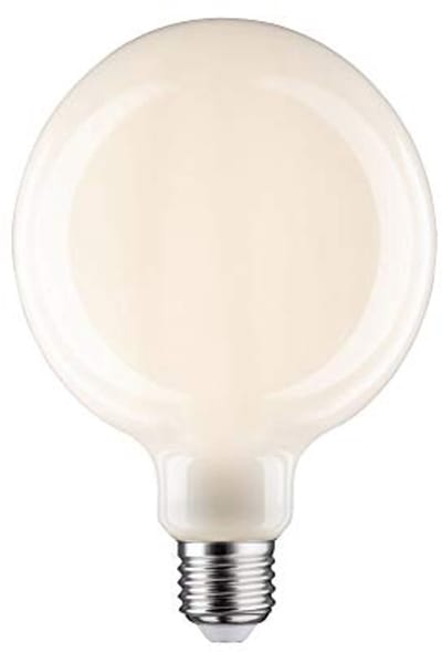 Dimbare LED Lamp G125 7W Opaal 2700K Warmwit E27 - Energiezuinige Verlichting