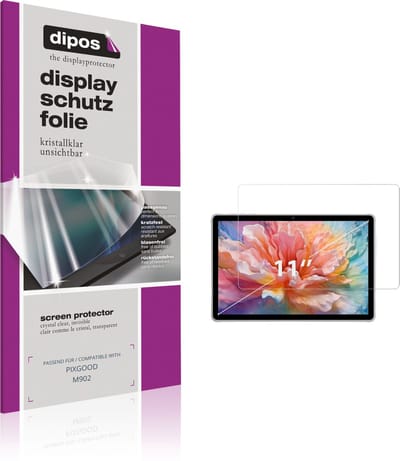 dipos – 2x Beschermfolie geschikt voor PIXGOOD M902 | Krasbestendige & heldere Screenprotector Ultra-Thin