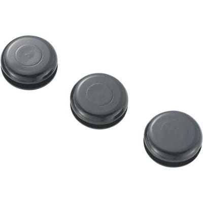 TRU COMPONENTS TC-GMCQR-1006203 Kabeldoorvoering Gesloten Klem-Ø (max.) 6.4 mm Plaatdikte (max.) 1.7 mm PVC Zwart 100 stuk(s)